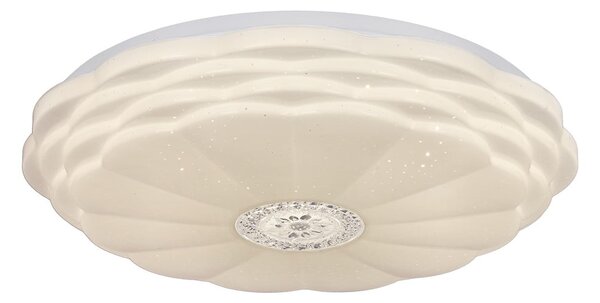 Бяло LED осветително тяло за таван 38x38 cm Victus – Candellux Lighting