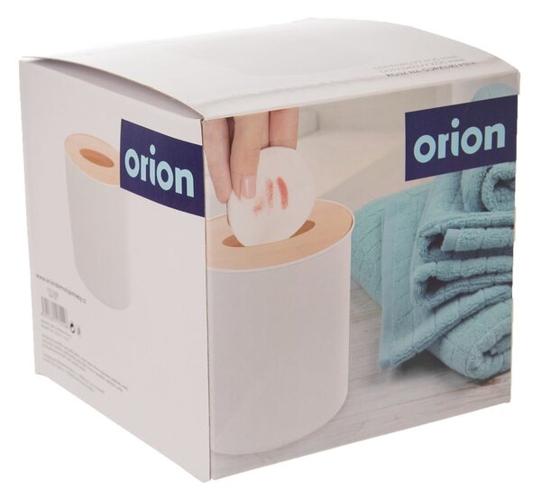 Бяло офис пластмасово кошче за боклук 1,6 l Whitney – Orion