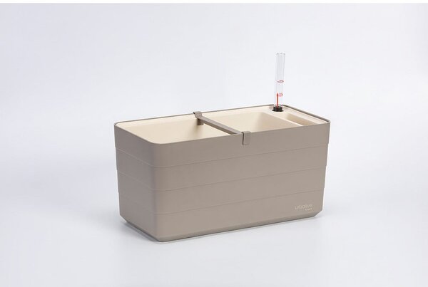 Пластмасова самополиваща се саксия за цветя 39,5 cm Berberis – Plastia