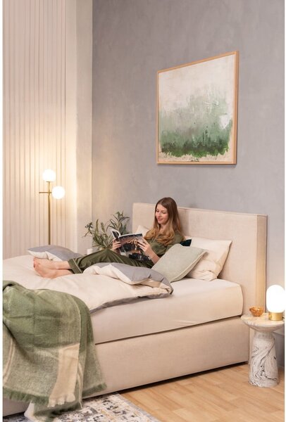 Бежово боксспринг легло 180x200 cm Olia Bold – Bonami Selection