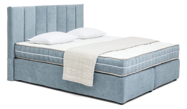 Синьо боксспринг легло 160x200 cm Olia Bold Line – Bonami Selection