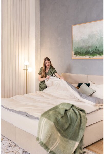 Бежово боксспринг легло 180x200 cm Olia Bold – Bonami Selection