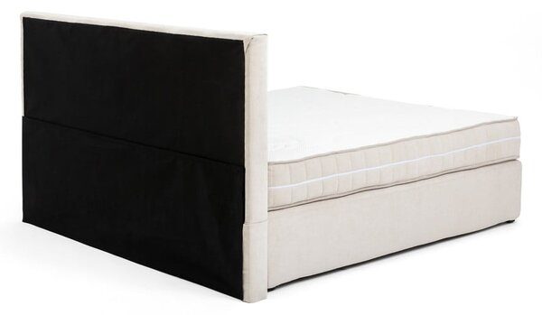 Бежово боксспринг легло 160x200 cm Olia Bold Line – Bonami Selection