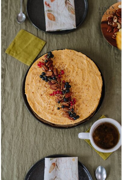 Ленена покривка за маса 140x140 cm - Linen Tales