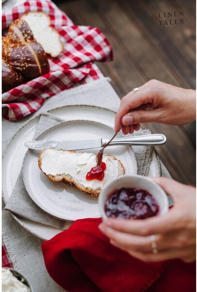 Ленена кърпа за съдове 45x65 cm Red Gingham – Linen Tales