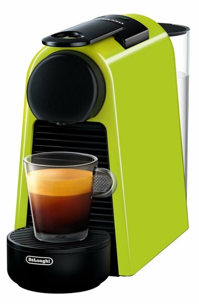 Кафемашина на капсули Nespresso Essenza Mini Green, 1450W, 0.6л. резервоар, 19 бара, автоматично изключване след 9 минути, зелена
