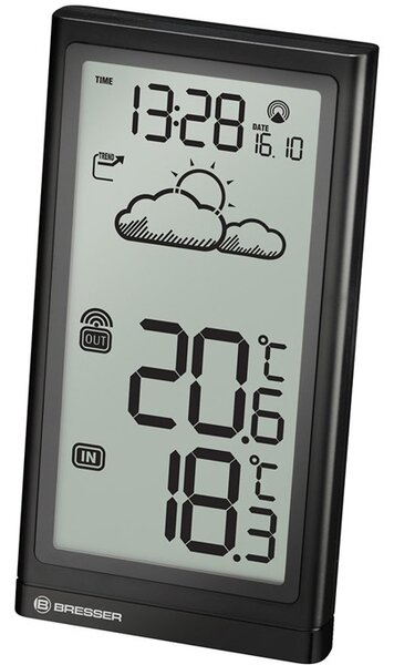 Електронна метеостанция Bresser Temp, черна