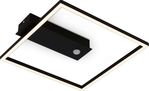 Briloner 3770-015 - LED таванно осветително тяло с вграден сензор FRAME LED/14W/230V 3000K 32x30 cm черно