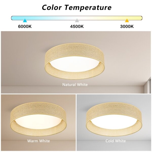 Immax NEO 07289L - LED+CCT димируемо таванно осветително тяло LONA 36W/230V Ø 45,5 см + дистанционно управление