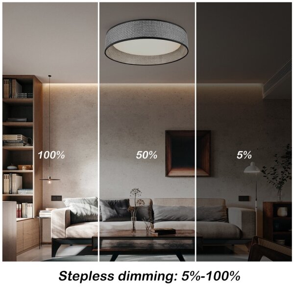 Immax NEO 07287L - LED+CCT димируемо осветително тяло LONA 36W/230V Ø 45,5 см + с дистанционно управление