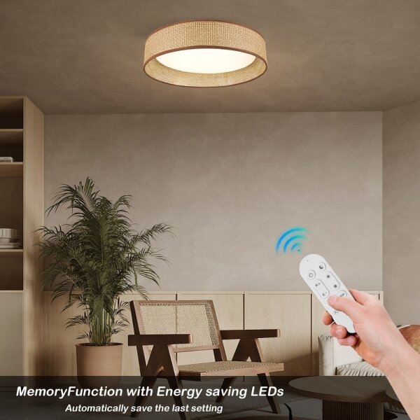 Immax NEO 07288L - LED+CCT димируемо таванно осветително тяло LONA 36W/230V Ø 45,5 cm с дистанционно управление