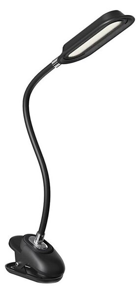 Immax 08998L - LED+CCT димируема настолна лампа с щипка CLIP 7,5W/230V черна