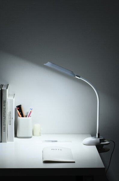 Immax 08997L - LED+CCT димируема настолна лампа с щипка CLIP 7,5W/230V бяла
