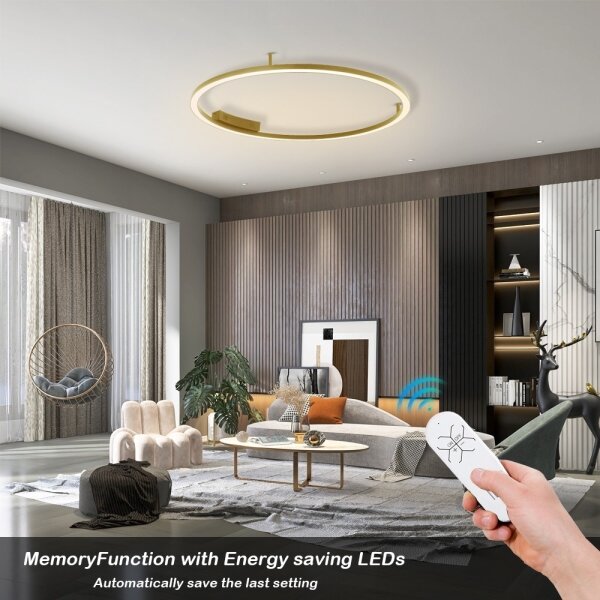 Immax NEO 07291-80G - LED+CCT с възможност за димиране таванен плафон FINO 55W/230V Tuya Ø 80 см + дистанционно управление