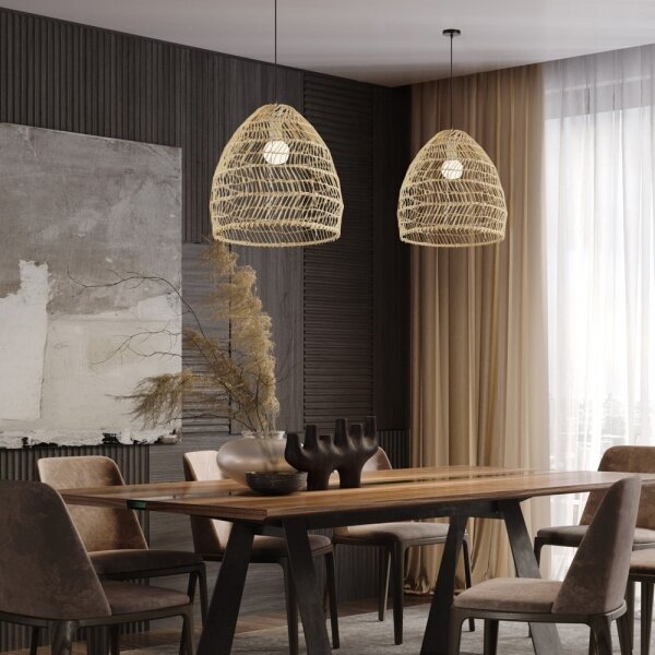 Immax 08260L - Полилей на кабел BOHO DELICADO 1xE27/40W/230V диам. 38 см