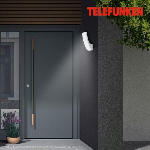 Telefunken 311604TF - LED Екстериорен аплик LED/15W/230V IP44 сребрист