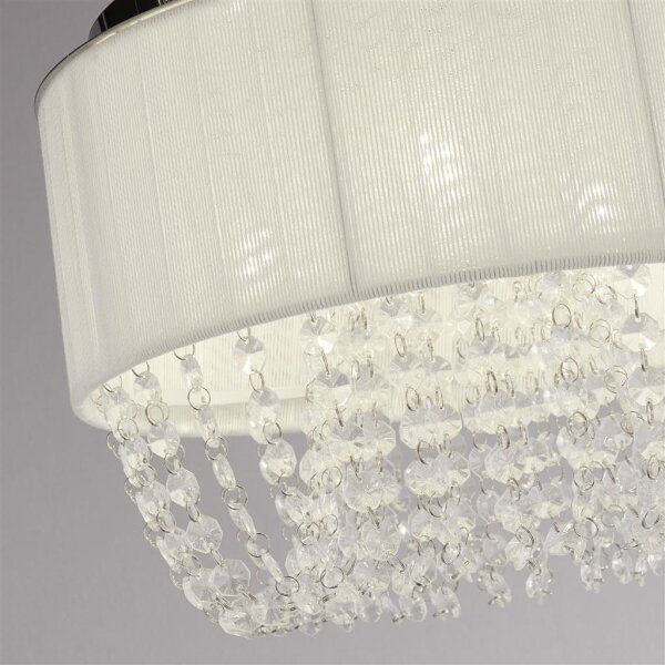 Searchlight 62617-3CC - таванно осветително тяло BELLANO 3xG9/7W/230V Ø 30 см бяло