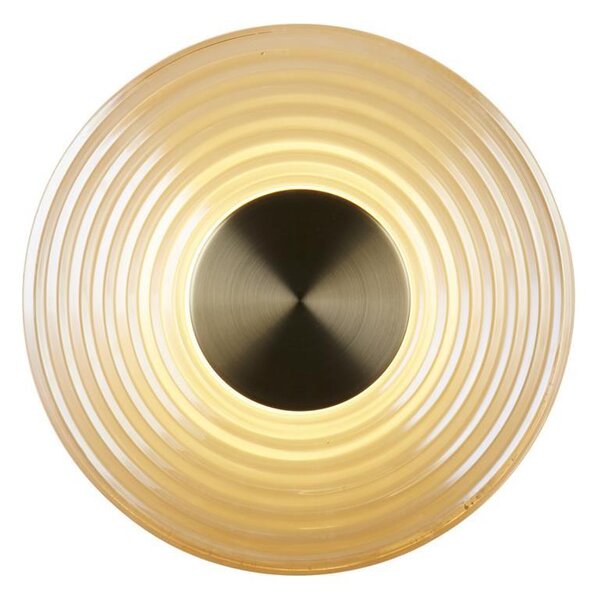 Searchlight 32210AM - LED Димируемо стенно осветително тяло CLEO LED/9,4W/230V месинг
