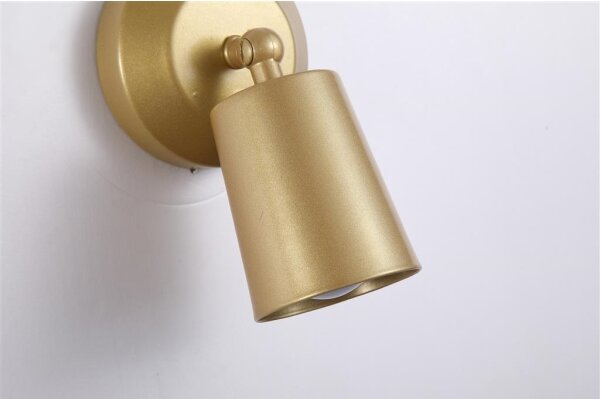Searchlight 23340GO - LED димируема зареждаема стенна лампа CONE LED/1,5W/5V златна