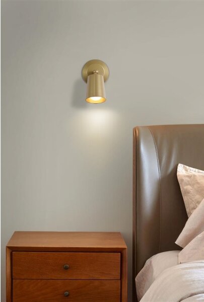 Searchlight 23340GO - LED димируема зареждаема стенна лампа CONE LED/1,5W/5V златна