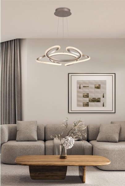 Searchlight 66110CP - димируем LED полилей на кабел DOODLE LED/40W/230V месинг