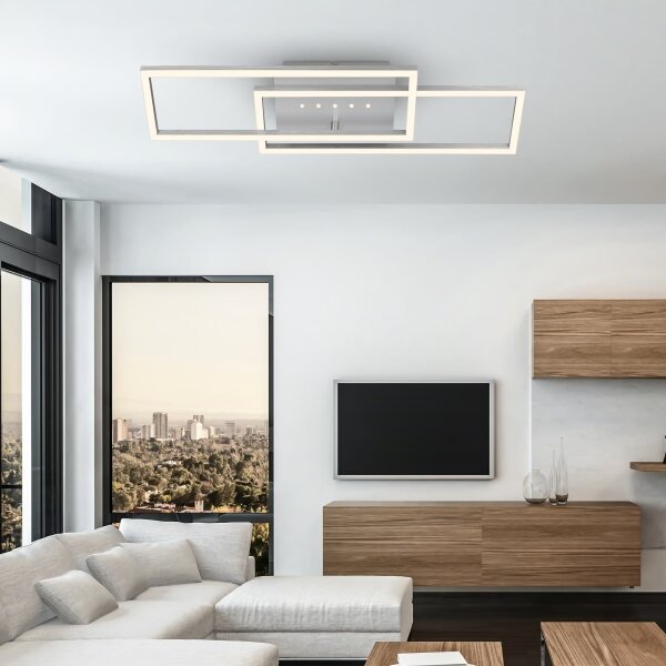 Brilo - Димируемо таванно LED осветително тяло LED/30W/230V 3000K матов хром