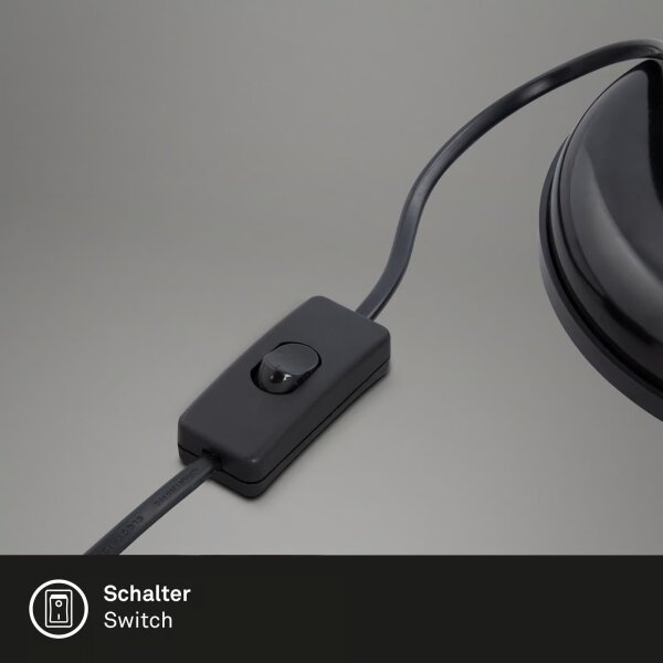 Настолна лампа 1xE14/25W/230V черна