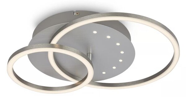 Brilo - Димируемо LED таванно осветително тяло LED/26W/230V 3000K матов хром