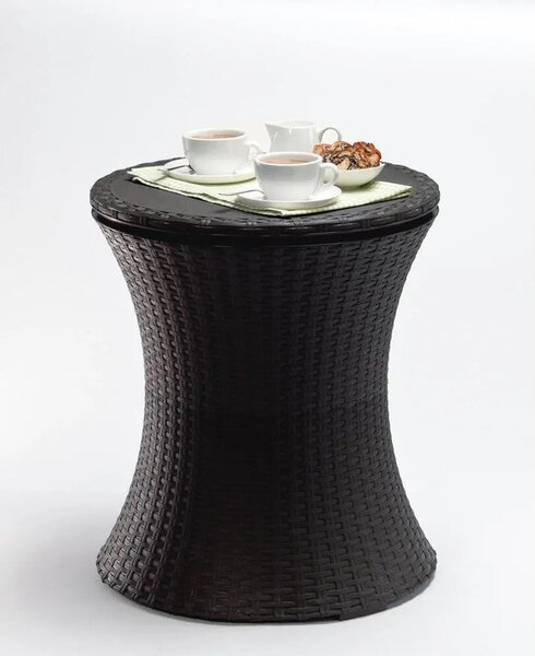 Кръгла градинска маса с тавичка за лед 49.5x49.5 cm Cool – Keter