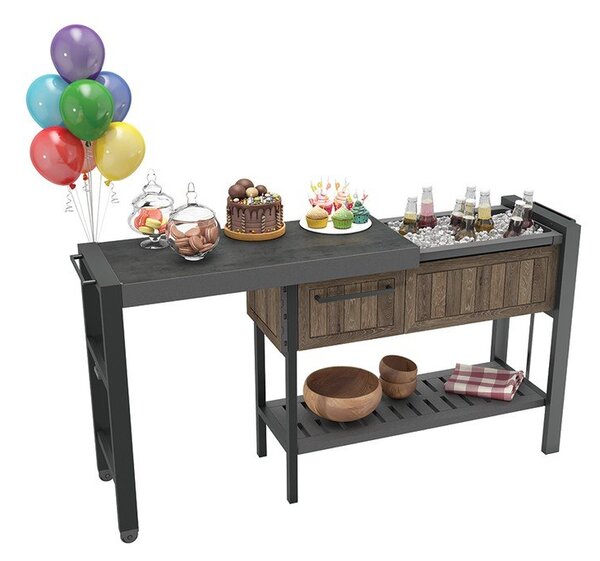 Градинска бар маса 112x43 cm Hosting – Keter