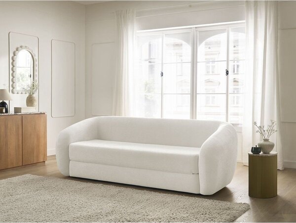Бежов шенилов сгъваем диван 228 cm Neyo – Bobochic Paris