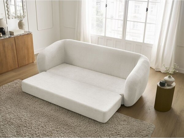 Бежов шенилов сгъваем диван 228 cm Neyo – Bobochic Paris