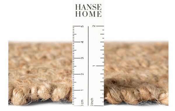 Двустранна/ръчно изработена ютена пътека в естествен цвят 80x300 cm Fjord – Hanse Home