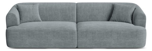 Тъмносив диван от рипсено кадифе 255 cm Campi – Cosmopolitan Design