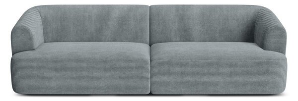 Тъмносив диван от рипсено кадифе 255 cm Campi – Cosmopolitan Design