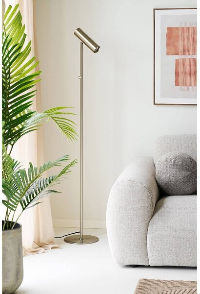 Подова лампа в сребрист цвят (височина 150 cm) Paris – House Nordic