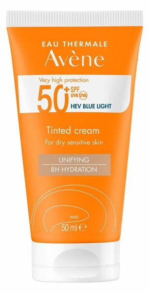 Слънцезащитен крем за лице Avene Бял Spf 50 (4 броя)