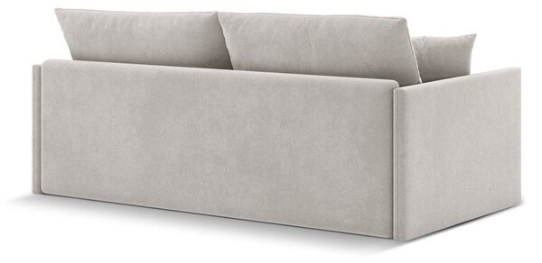 Бежов кадифен сгъваем диван 209 cm Shannon – Cosmopolitan Design