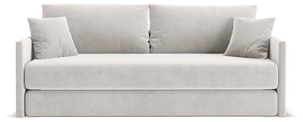 Бежов кадифен сгъваем диван 209 cm Shannon – Cosmopolitan Design