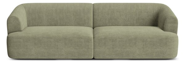 Зелен диван от рипсено кадифе 255 cm Campi – Cosmopolitan Design