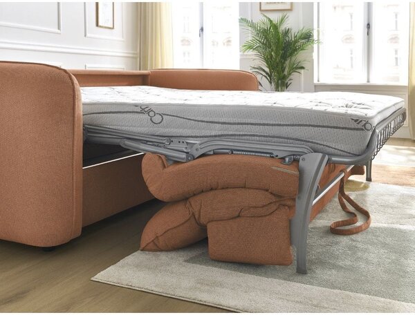 Оранжев диван 216 cm Achille – Bobochic Paris