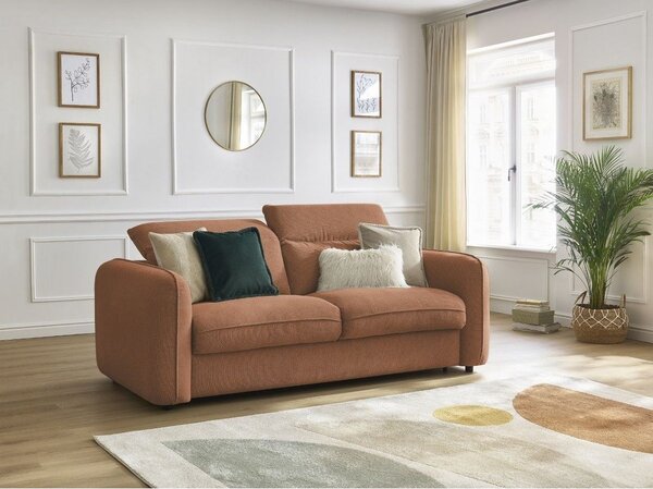 Оранжев диван 216 cm Achille – Bobochic Paris