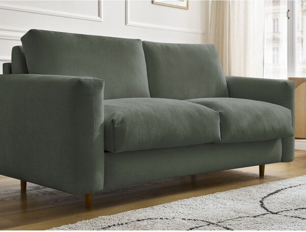 Зелен диван за ежедневно спане/сгъваем 220 cm Cocoone – Bobochic Paris