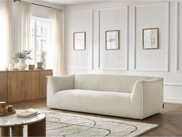 Бежов диван от рипсено кадифе 242 cm Giorgia – Bobochic Paris