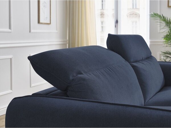 Тъмносин диван 216 cm Achille – Bobochic Paris