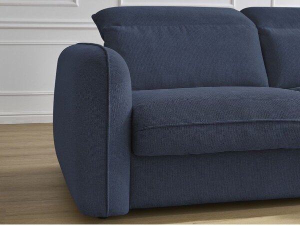 Тъмносин диван 216 cm Achille – Bobochic Paris