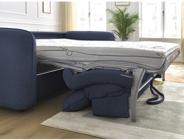 Тъмносин диван 216 cm Achille – Bobochic Paris