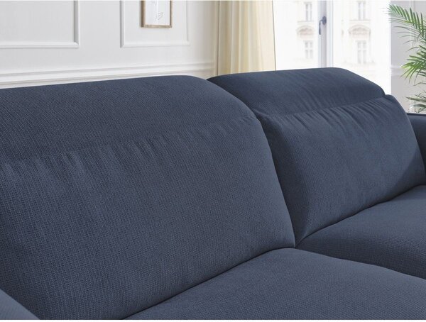 Тъмносин диван 216 cm Achille – Bobochic Paris