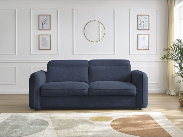Тъмносин диван 216 cm Achille – Bobochic Paris