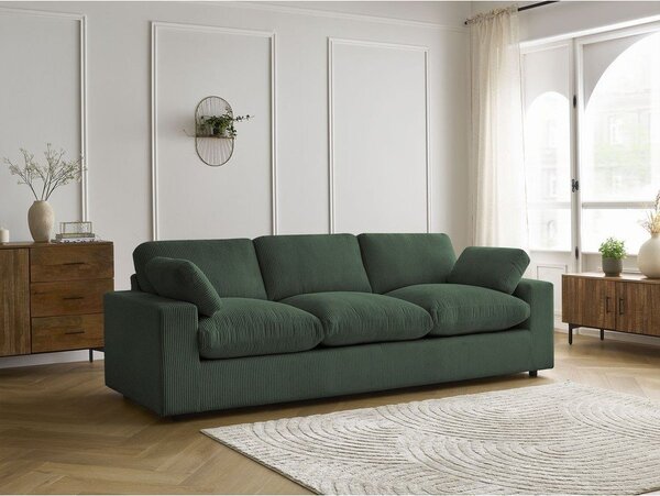Зелен диван от рипсено кадифе 250 cm Belair – Bobochic Paris